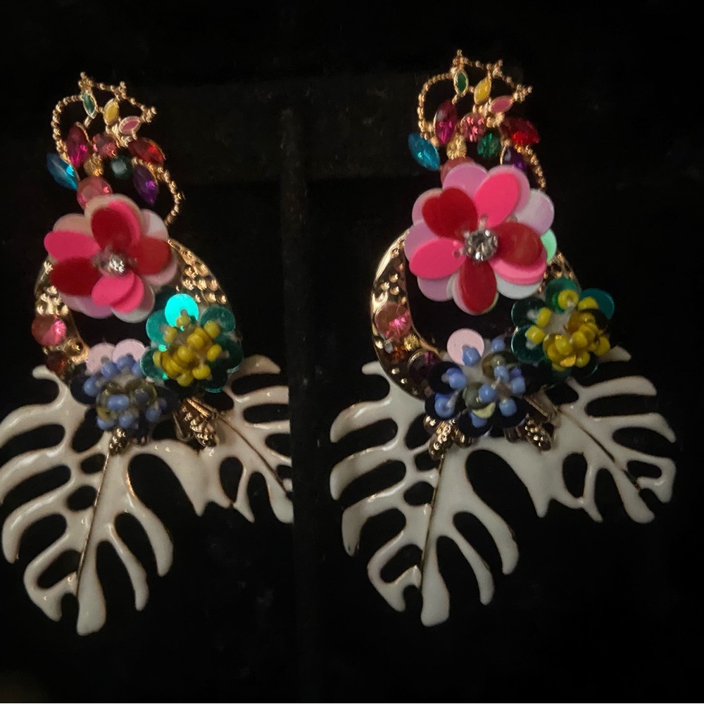 Lureme Tropical Earrings